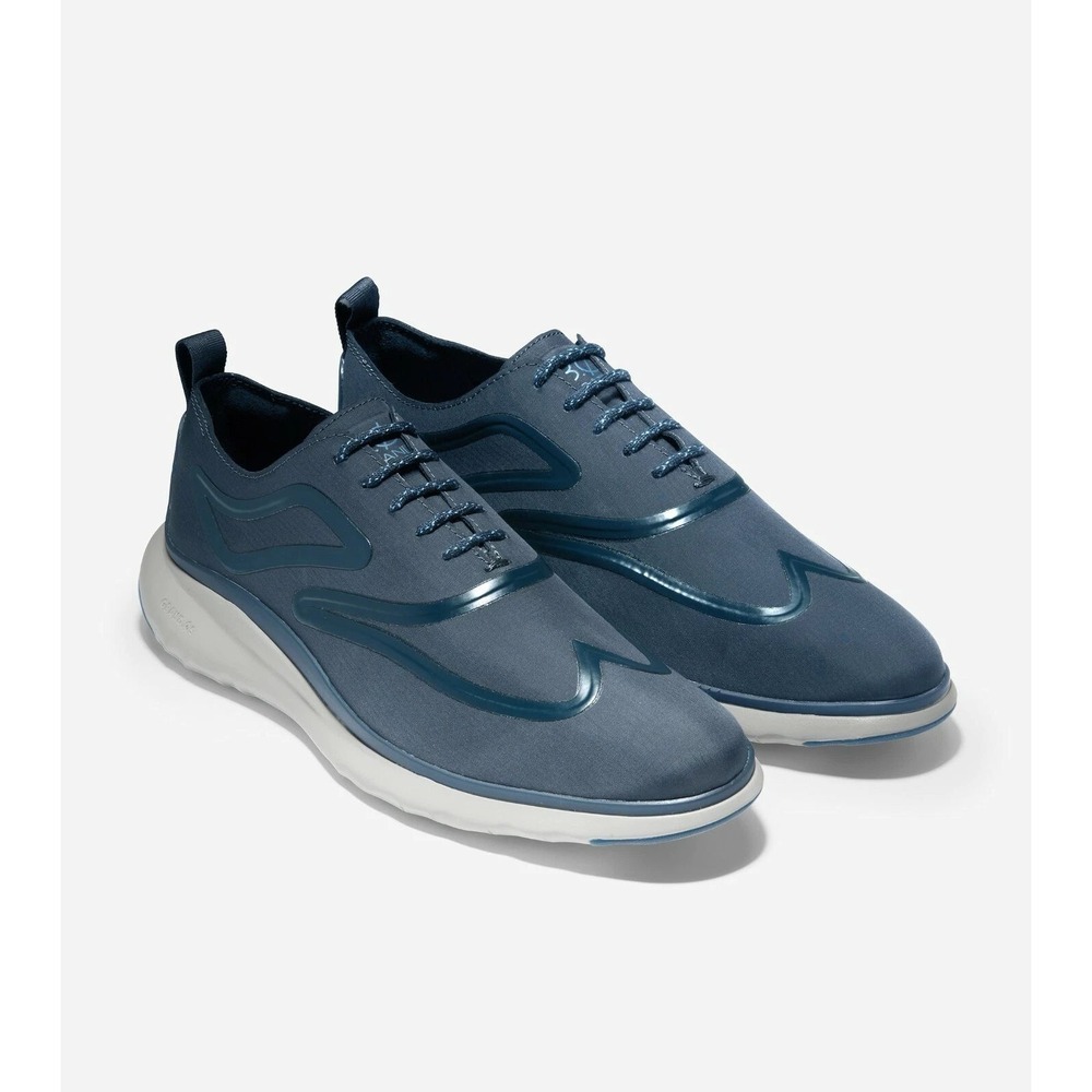 Cole Haan 3.Zerogrand Fuse Oxford Men 11M Blueberry Wingtip Sneaker Shoes